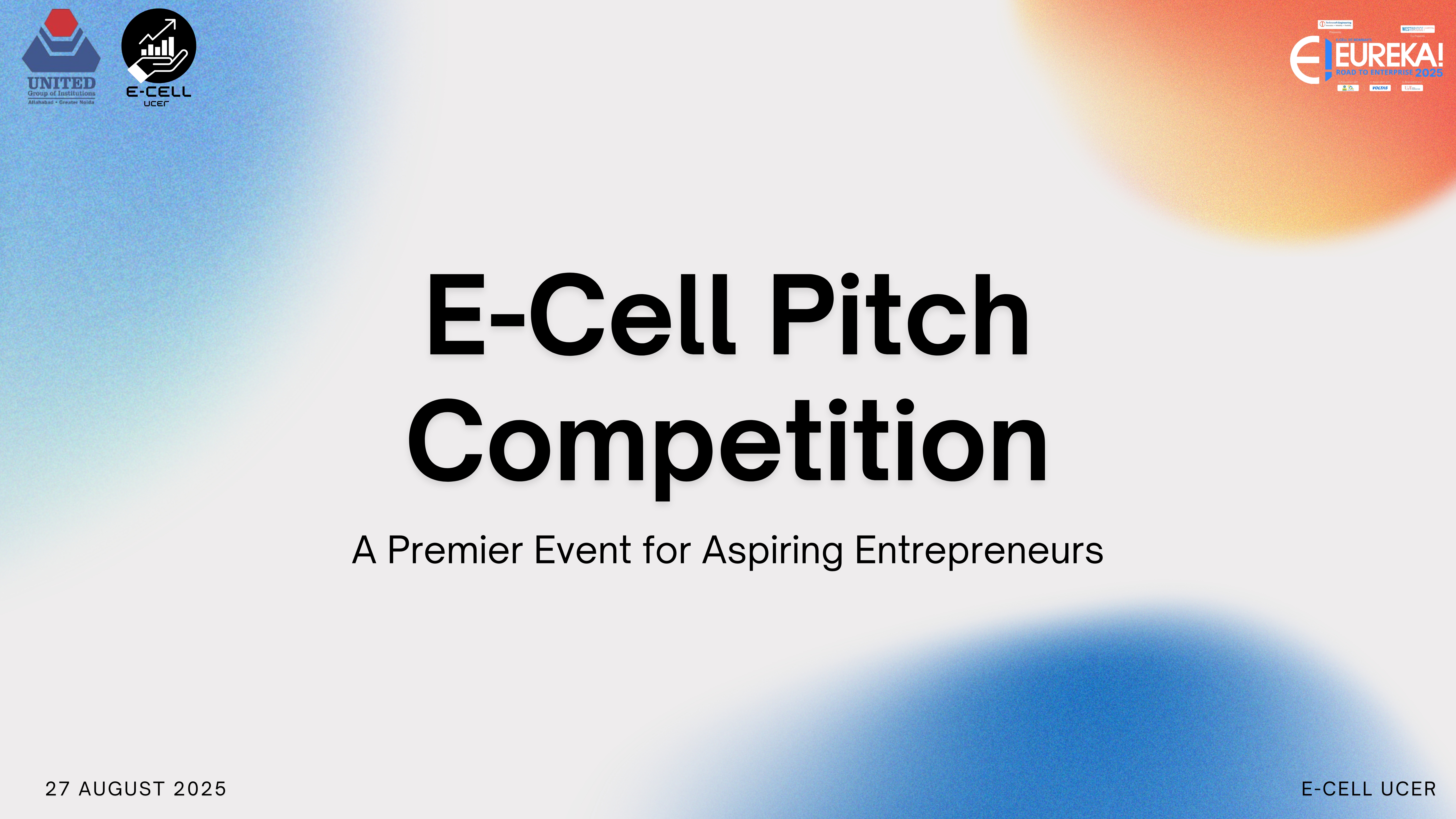 Eureka! Pitching Competition Banner